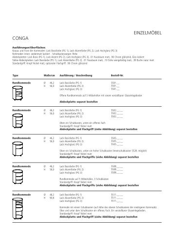 EINZELMÖBEL CONGA