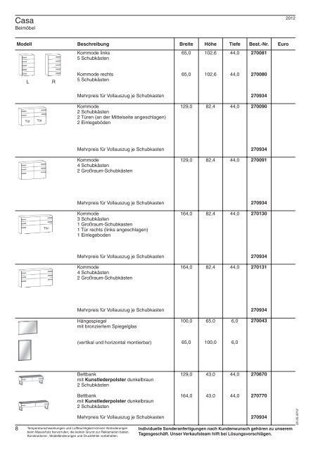 schlafraumsystem massiv - Thielemeyer