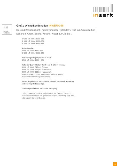 Team-Schreibtische Winkelkombinationen - INWERK Büromöbel