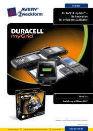 DURACELL myGridTM – die Innovation für effizientes Aufladen!