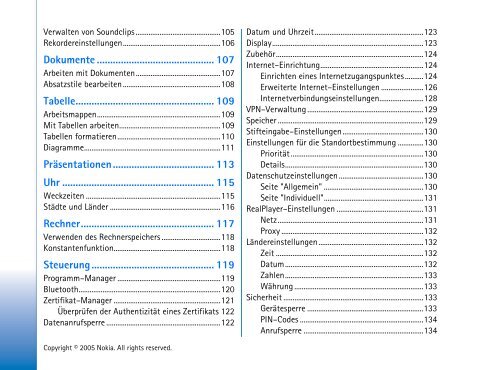 Informationen über Ihr Gerät - Nokia