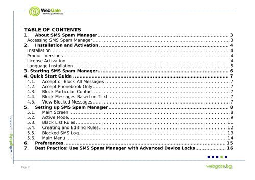 SMS Spam Manager - Nokia Software Market
