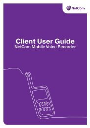 Client User Guide - NetCom