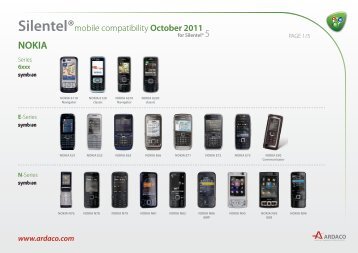 SILENTEL mobile compatibility Oct2011 copy1
