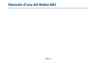 Manuale d'uso del Nokia N82