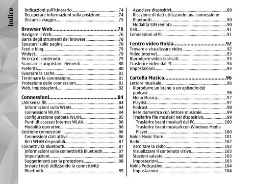 Manuale d'uso del Nokia N82