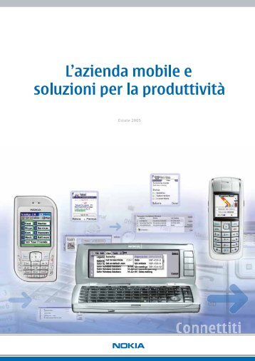 Catalogo Nokia "L'azienda mobile e soluzioni per - Gulliver s.r.l.