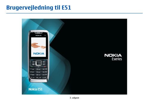 Brugervejledning til E51 - Nokia