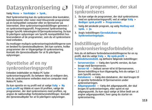 Brugervejledning til E51 - Nokia