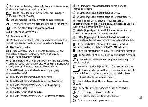 Brugervejledning til E51 - Nokia