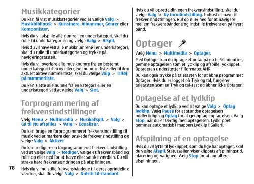 Brugervejledning til E51 - Nokia