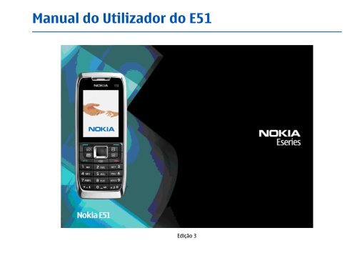 Manual do Utilizador do E51 - Nokia