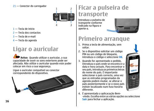 Manual do Utilizador do E51 - Nokia