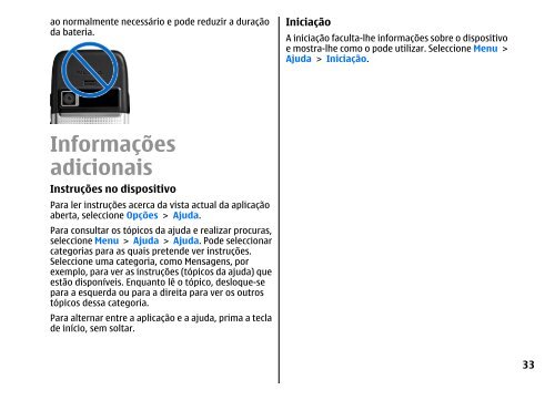 Manual do Utilizador do E51 - Nokia