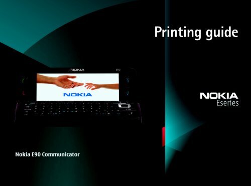 Nokia E90 Communicator Printing guide