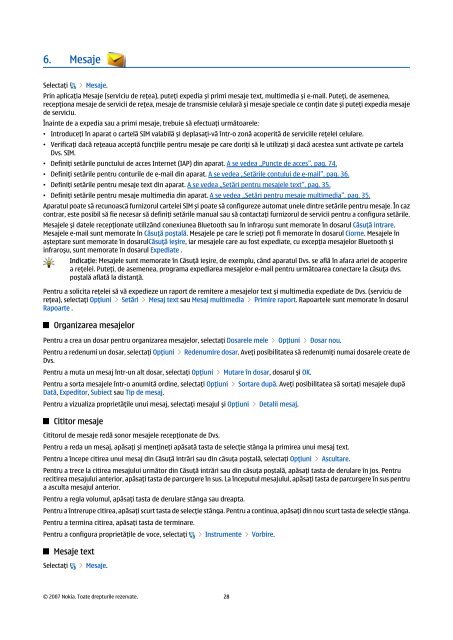 Ghid utilizator Nokia E90 Communicator