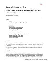 Nokia Call Connect for Cisco White Paper - File Delivery Service ...