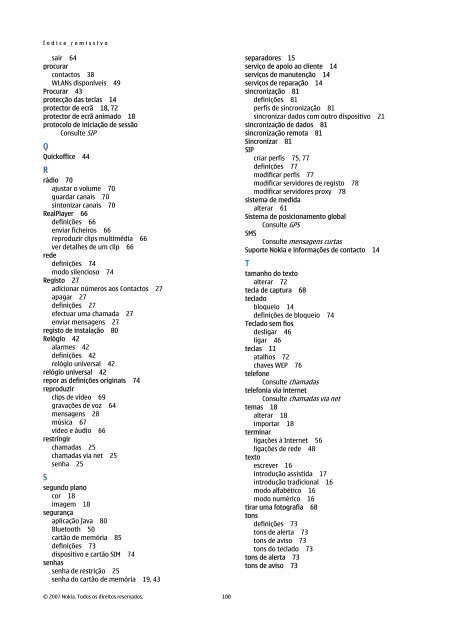 Manual do Utilizador do Nokia E90 Communicator