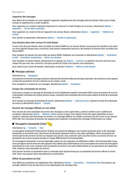 Manuel d'utilisation Nokia E90 Communicator