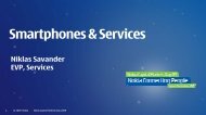 Smartphones & Services - Nokia