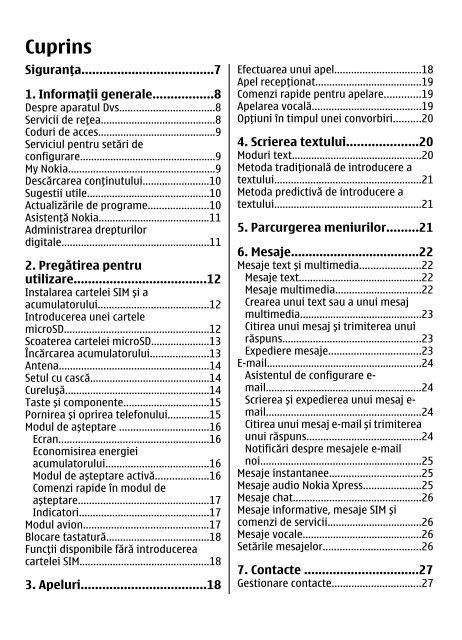 Ghid utilizator Nokia 6300i