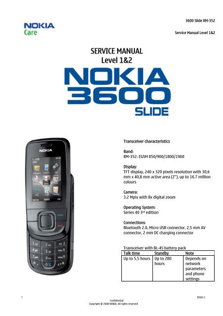 Nokia Standard Document Template