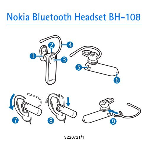 Nokia Bluetooth Headset BH-108