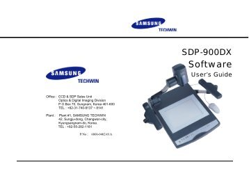 SDP-950 USB 매뉴얼 - COMM-TEC