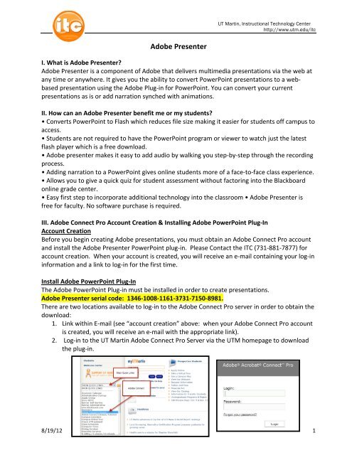 how to install adobe presenter in powerpoint. how to install adobe presenter in powerpoint.