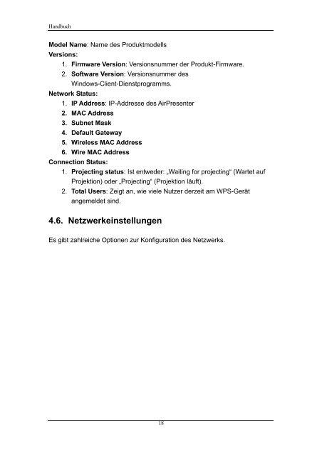 Kabelloses Präsentationssystem AirPresenter Handbuch