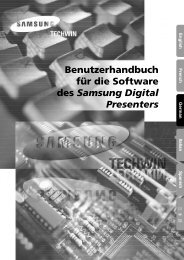 Benutzerhandbuch für die Software des Samsung Digital Presenters
