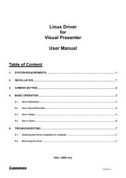 Lumens Document Camera USB Driver Install Guide