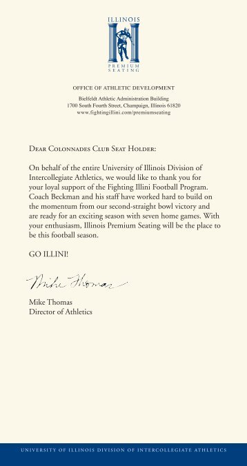 Colonnades Club Manual - FightingIllini.com