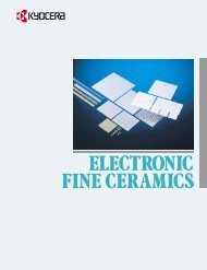 Substrates - Electronic Fine Ceramics - Kyocera Americas