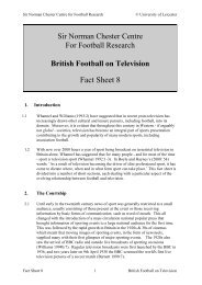 Fact Sheet 8 - Football Unites, Racism Divides