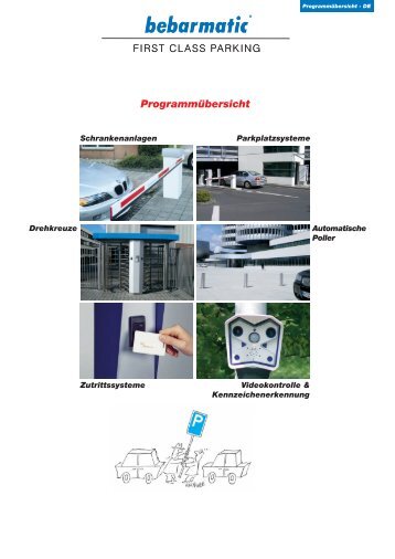 Programmübersicht - bebarmatic Parksysteme GmbH