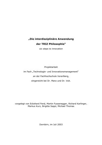 3. Philosophie von TRIZ - TRIZ-Austria