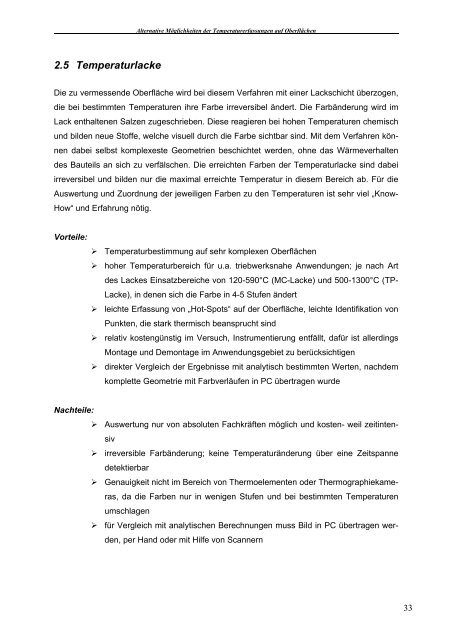 Anwendung sowie Bewertung der LCT/TLC - Lehrstuhl ...