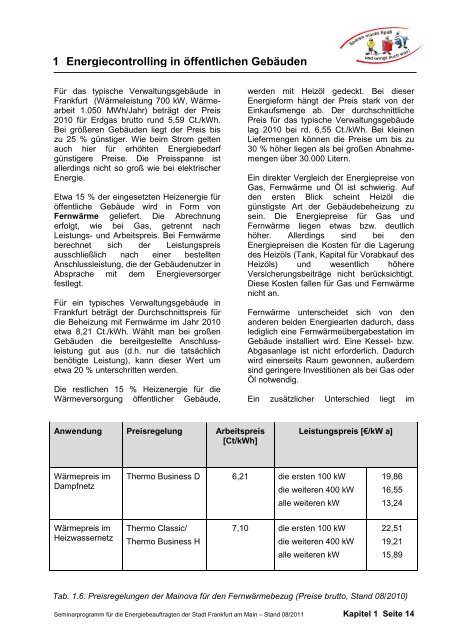 1 Energiecontrolling in öffentlichen Gebäuden