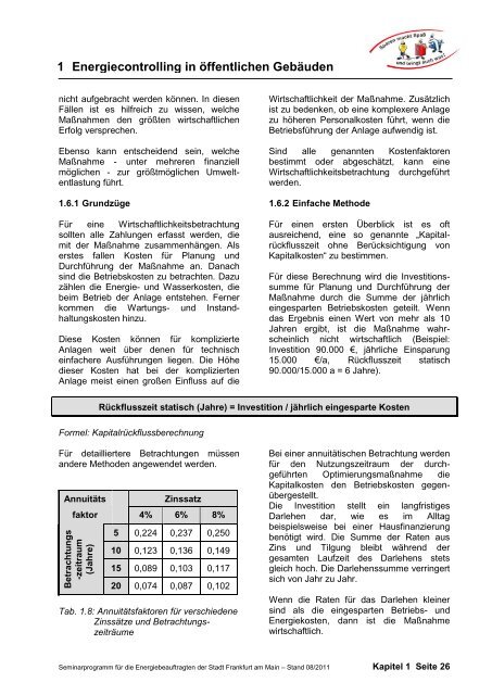 1 Energiecontrolling in öffentlichen Gebäuden