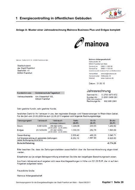 1 Energiecontrolling in öffentlichen Gebäuden