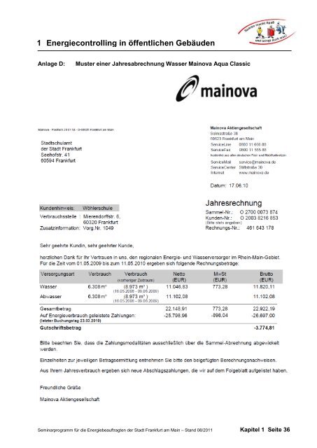 1 Energiecontrolling in öffentlichen Gebäuden