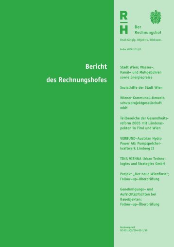 Bericht des Rechnungshofes - Der Rechnungshof