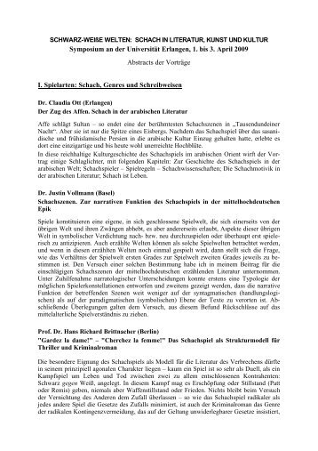 Abstracts (pdf, 0.1 MB) - Lehrstuhl für Komparatistik