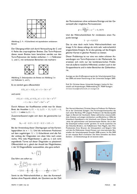 Mathematik und Schach und Schönheit - Mathematik.de