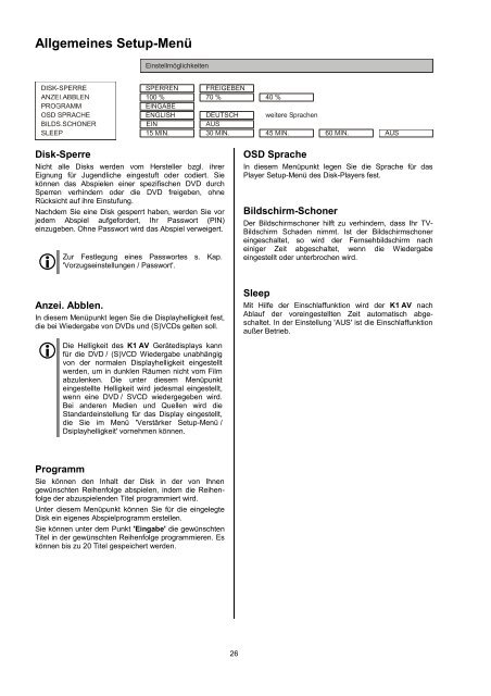 B BETRIEBSANLEITUNG K1 AV - T+A Elektroakustik