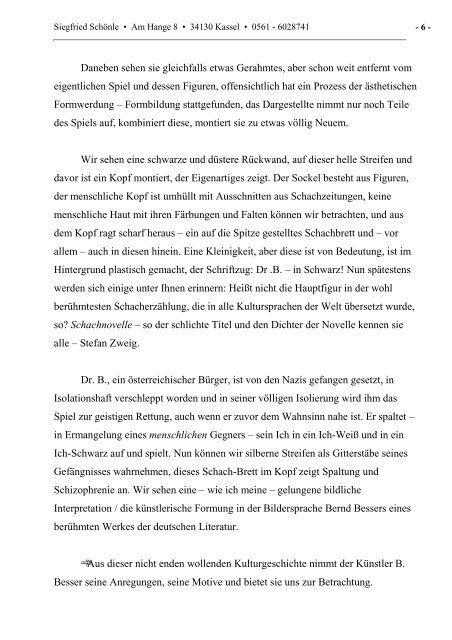 Vortrag von Siegfried Schönle