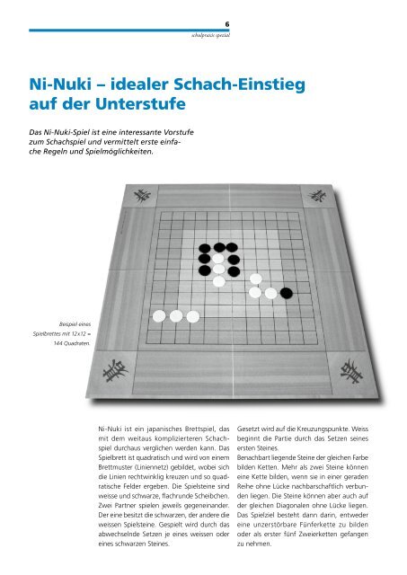 SCHACH IN DER SCHULE - LEBE Lehrerinnen und Lehrer Bern