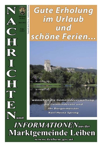 Gemeindezeitung Sommer 2012 (1,56 MB) - .PDF - Marktgemeinde ...