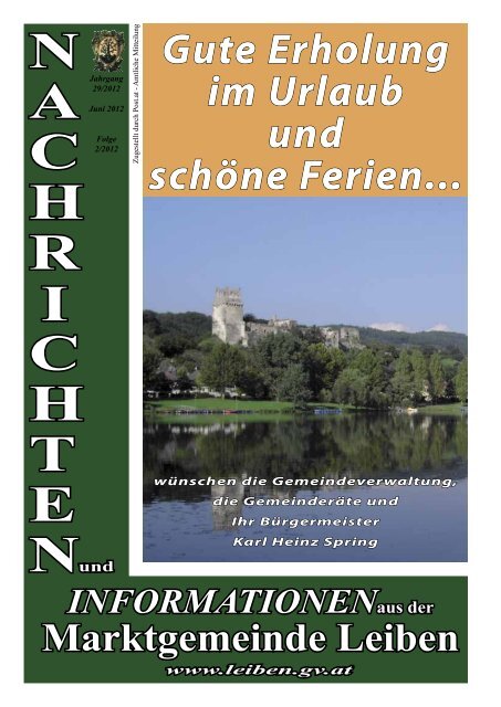 Gemeindezeitung Sommer 2012 (1,56 MB) - .PDF - Marktgemeinde ...